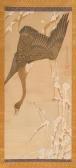 JAKUCHU Ito A Fine Kakemono Of A Goose In Winter JAKUCHU Ito A Fine Kakemono Of A Goose In Winter