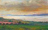 JAMBOR Lajos, Louis Lelátás A Balatonra A Szántódi Dombról JAMBOR Lajos, Louis Lelátás A Balatonra A Szántódi Dombról