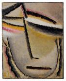 JAWLENSKY von Alexej Abstrakter Kopf JAWLENSKY von Alexej Abstrakter Kopf