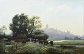 JEFFRIES MICHAEL Cattle Before Windsor Castle JEFFRIES MICHAEL Cattle Before Windsor Castle