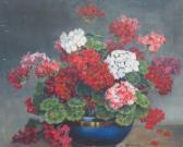JENNINGS Alix Still Life Of Flowers JENNINGS Alix Still Life Of Flowers