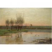 JETTEL Eugen Stehendes Gewässer Mit Weiden (the Watermeadow) JETTEL Eugen Stehendes Gewässer Mit Weiden (the Watermeadow)