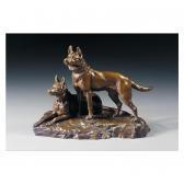 JOIRE Jean Two German Shepherds JOIRE Jean Two German Shepherds