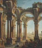 JOLI DE DIPI Antonio A Classical Capriccio Of Roman JOLI DE DIPI Antonio A Classical Capriccio Of Roman