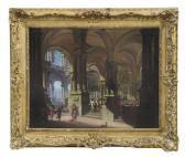 JOLI DE DIPI Antonio Capriccio Architettonico Con Cesare Che Si Reca In Senato, Mentre La Moglie Calpurnia Cerca Di Dissuaderlo E Il Figliastro Bruto Lo Convince A Partire JOLI DE DIPI Antonio Capriccio Architettonico Con Cesare Che Si Reca In Senato, Mentre La Moglie Calpurnia Cerca Di Dissuaderlo E Il Figliastro Bruto Lo Convince A Partire