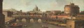 JOLI DE DIPI Antonio Veduta Del Tevere Con Castel Sant\’angelo E San Pietro JOLI DE DIPI Antonio Veduta Del Tevere Con Castel Sant\’angelo E San Pietro
