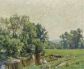JONES Hugh Bolton Summer Day With Stream In South Egremont JONES Hugh Bolton Summer Day With Stream In South Egremont