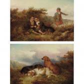JONES Paul 'a Mid-day Rest' And 'waiting For Master': A Pair Of Paintings JONES Paul 'a Mid-day Rest' And 'waiting For Master': A Pair Of Paintings