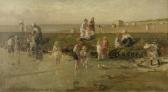 JONGE de Johan Antonie Summertime On Scheveningen Beach JONGE de Johan Antonie Summertime On Scheveningen Beach