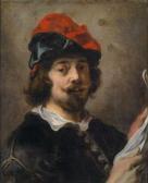 JORDAENS Jacob Werkstatt Selbstbildnis JORDAENS Jacob Werkstatt Selbstbildnis