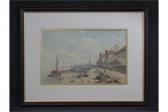 JOSEPHUS MADLENER Antonius A Dutch Quayside Scene JOSEPHUS MADLENER Antonius A Dutch Quayside Scene