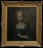 JOUFFROY Pierre Portrait De Dame De Qualité. JOUFFROY Pierre Portrait De Dame De Qualité.