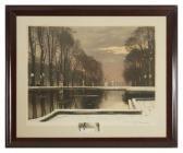 JOURDAIN Henri Paysage De Neige JOURDAIN Henri Paysage De Neige