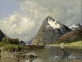 JUNGBLUT Johann Fjordlandschaft JUNGBLUT Johann Fjordlandschaft