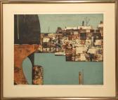 KÜGLER Rudolf Kugler, The Dock, Aquatint Etching
The Dock KÜGLER Rudolf Kugler, The Dock, Aquatint Etching
The Dock