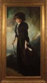 kadeski l Full Length Portrait Of A Young Lady Wearing Fur Hat With Landscape Behind kadeski l Full Length Portrait Of A Young Lady Wearing Fur Hat With Landscape Behind
