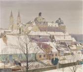 KAHRER Max ‘monasteryat Klosterneuburg In The Winter ’’’’ KAHRER Max ‘monasteryat Klosterneuburg In The Winter ’’’’