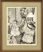KAINER Ludwig Dressing For A Bal Masque KAINER Ludwig Dressing For A Bal Masque