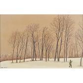 KAKI BRUNET Passeggiata Nel Bosco Innevato KAKI BRUNET Passeggiata Nel Bosco Innevato