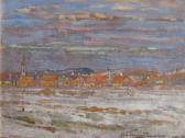 KANTONA NANDOR Landscape With Village KANTONA NANDOR Landscape With Village