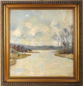KANTZENBACH F Emmy Spätherbstliche Seeuferlandschaft KANTZENBACH F Emmy Spätherbstliche Seeuferlandschaft