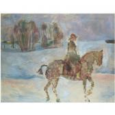 KARSTEN Ludwig Peter Fru Godseier Langaard Til Hest (mrs Langaard On Horseback) KARSTEN Ludwig Peter Fru Godseier Langaard Til Hest (mrs Langaard On Horseback)