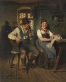 KAUFFMANN Hugo Wilhelm Bursch Und Mädel KAUFFMANN Hugo Wilhelm Bursch Und Mädel