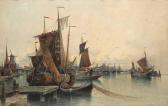 KAUFMANN Karl Fischerboote Im Hafen KAUFMANN Karl Fischerboote Im Hafen