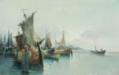 KAUFMANN Karl Fischerboote In Der Nähe Von Harlingen KAUFMANN Karl Fischerboote In Der Nähe Von Harlingen