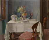 KAUFMANN Philipp Friedrich Table Laid For A Festive Meal KAUFMANN Philipp Friedrich Table Laid For A Festive Meal