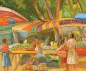 KAUFMANN Philipp Friedrich The Flower Market KAUFMANN Philipp Friedrich The Flower Market