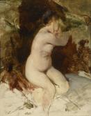 KAULBACH von Friedrich August Nude Study KAULBACH von Friedrich August Nude Study