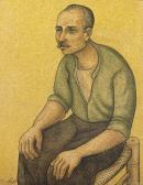 KAYYALI Louai Seated Man KAYYALI Louai Seated Man