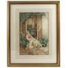 KEATS C.J. Girl Seated In A Doorway KEATS C.J. Girl Seated In A Doorway