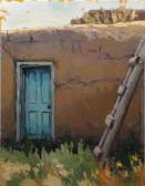 KEEFE Shelby Blue Door-taos Pueblo KEEFE Shelby Blue Door-taos Pueblo