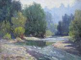 KELLER Clyde Leon River Scene KELLER Clyde Leon River Scene