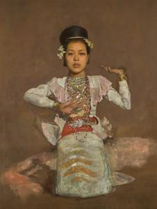 Gerald Festus, Sir Kelly - Burmese Dancer No.6; Ma Seyn Nu, Pose Viii