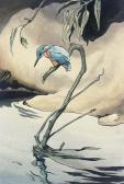 KELLY Richard B. Talbot A Kingfisher On A Branch KELLY Richard B. Talbot A Kingfisher On A Branch
