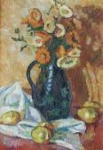 KEMNITZ Max Stilleben Mit Blumen Und Früchten KEMNITZ Max Stilleben Mit Blumen Und Früchten