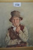 KERR WILLIAM K Portrait Of A Gentleman With A Clay Pipe KERR WILLIAM K Portrait Of A Gentleman With A Clay Pipe