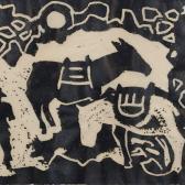KESTING Edmund Paar Gesattelte Pferde Und Zwei Bauern KESTING Edmund Paar Gesattelte Pferde Und Zwei Bauern