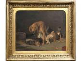 KEYL Friedrich Wilhelm Bloodhound Mother And Puppies KEYL Friedrich Wilhelm Bloodhound Mother And Puppies