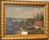 KEYSER Elisabeth Landskap Med Bondgård Vid Sjö KEYSER Elisabeth Landskap Med Bondgård Vid Sjö