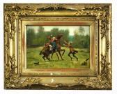KILBURNE George Goodwin I A Gentleman On Horseback Being Ambushed By Three Bandits KILBURNE George Goodwin I A Gentleman On Horseback Being Ambushed By Three Bandits