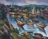 KIRK Frank C. Harbor Scene KIRK Frank C. Harbor Scene