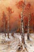 KLEVER von Julius Sergius Wintery Atmosphere With Rooks KLEVER von Julius Sergius Wintery Atmosphere With Rooks