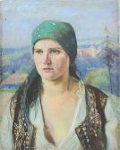 KLIMOWSKI Stanislaw Portret Dziewczyny KLIMOWSKI Stanislaw Portret Dziewczyny