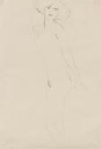 KLIMT Gustav Den Betrachter Anblickender Mädchenakt (standing Nude Looking At Us) KLIMT Gustav Den Betrachter Anblickender Mädchenakt (standing Nude Looking At Us)