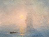 KLIOUNE Ivan Sailing Boats At Sunrise KLIOUNE Ivan Sailing Boats At Sunrise