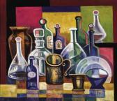 KLYUN Ivan Vasilievich Still Life With Bottles KLYUN Ivan Vasilievich Still Life With Bottles
